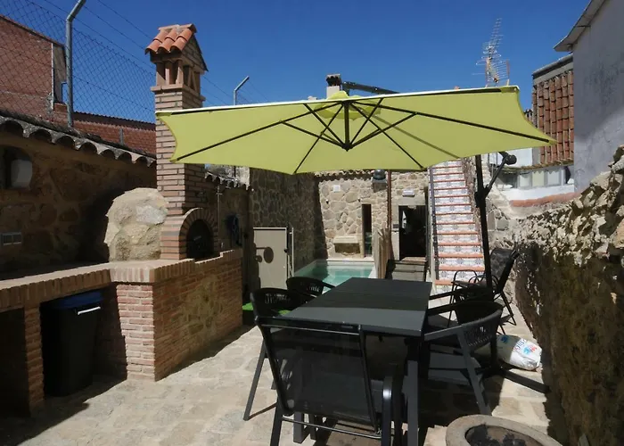 La Casona De Bautista 4 Estrellas Con Piscina Caceres Casa di campagna